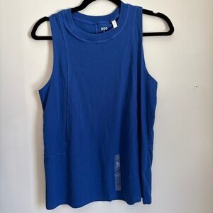 DSG Womens Cobalt Punch Retro Muscle Tank Top Size S